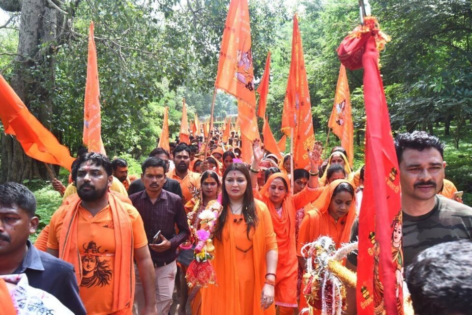 अमरकंटक से भोरमदेव तक 151 किमी की कांवड़ यात्रा पर निकलीं विधायक भावना बोहरा